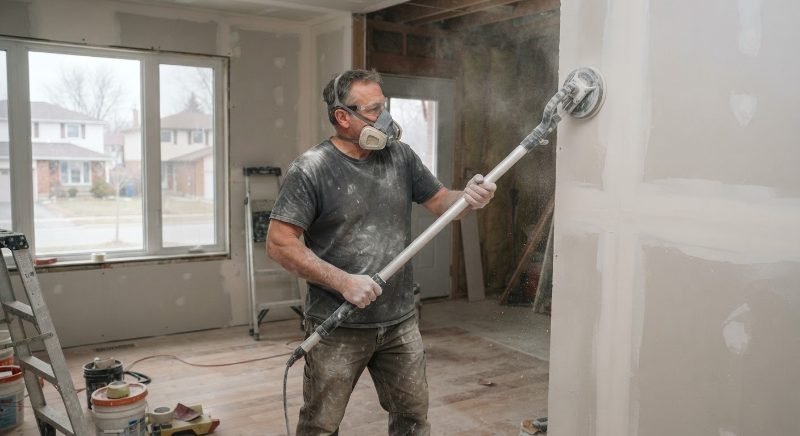 Drywall project in Cambridge